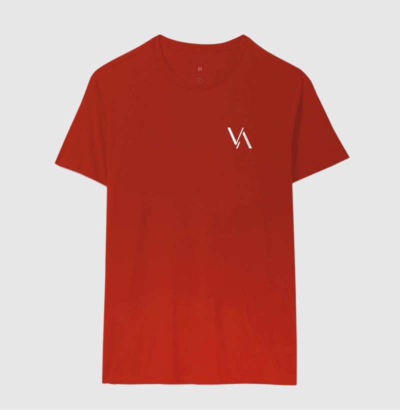 Camiseta Básica Vermelha Masculina | VAELO