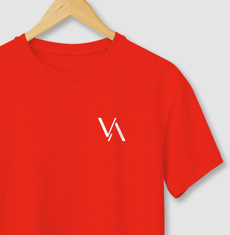 Camiseta Básica Vermelha Masculina | VAELO