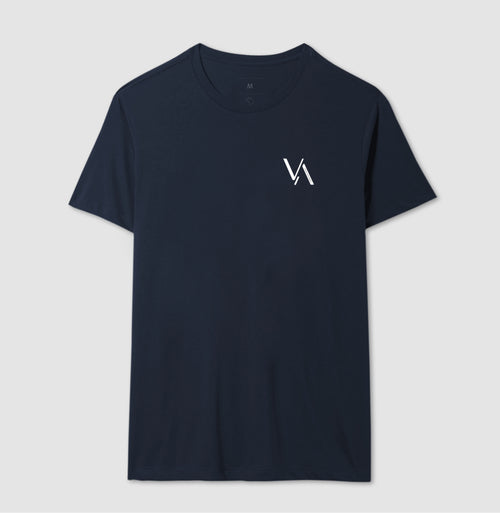 Camiseta Basica Azul Marinho Masculino | VAELO